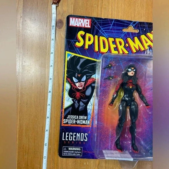 🕸️ Marvel Legends Series Jessica Drew Spider-Woman Spider-Man Legends - 6 Inch - Picture 4 of 6